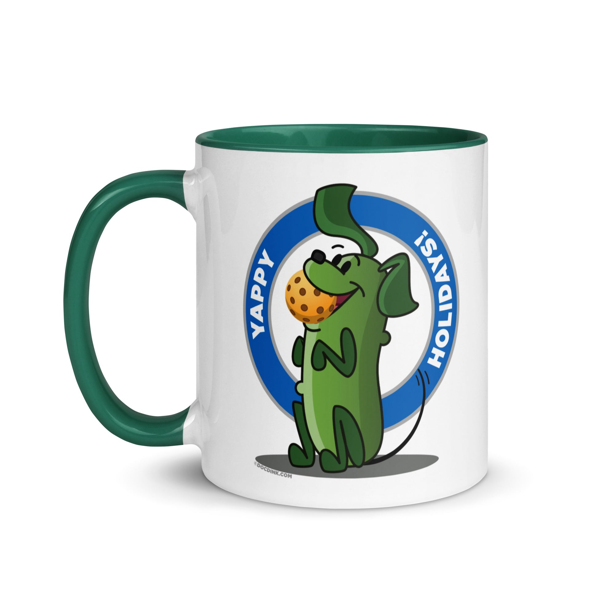 Pickleball Mug - Pickles "Yappy Holidays" - DocDink.com