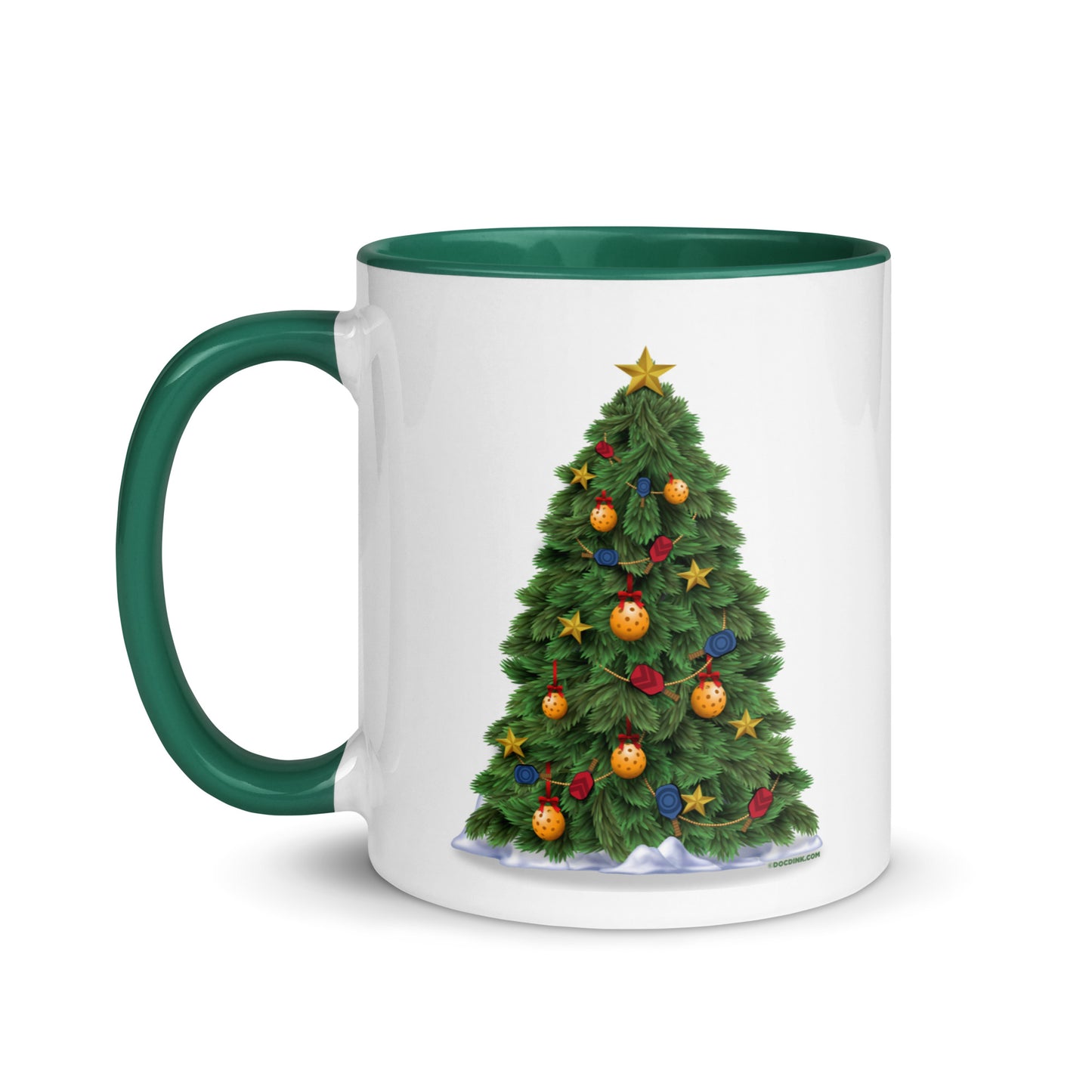 Pickleball Mug - Pickleball Christmas Tree - DocDink.com