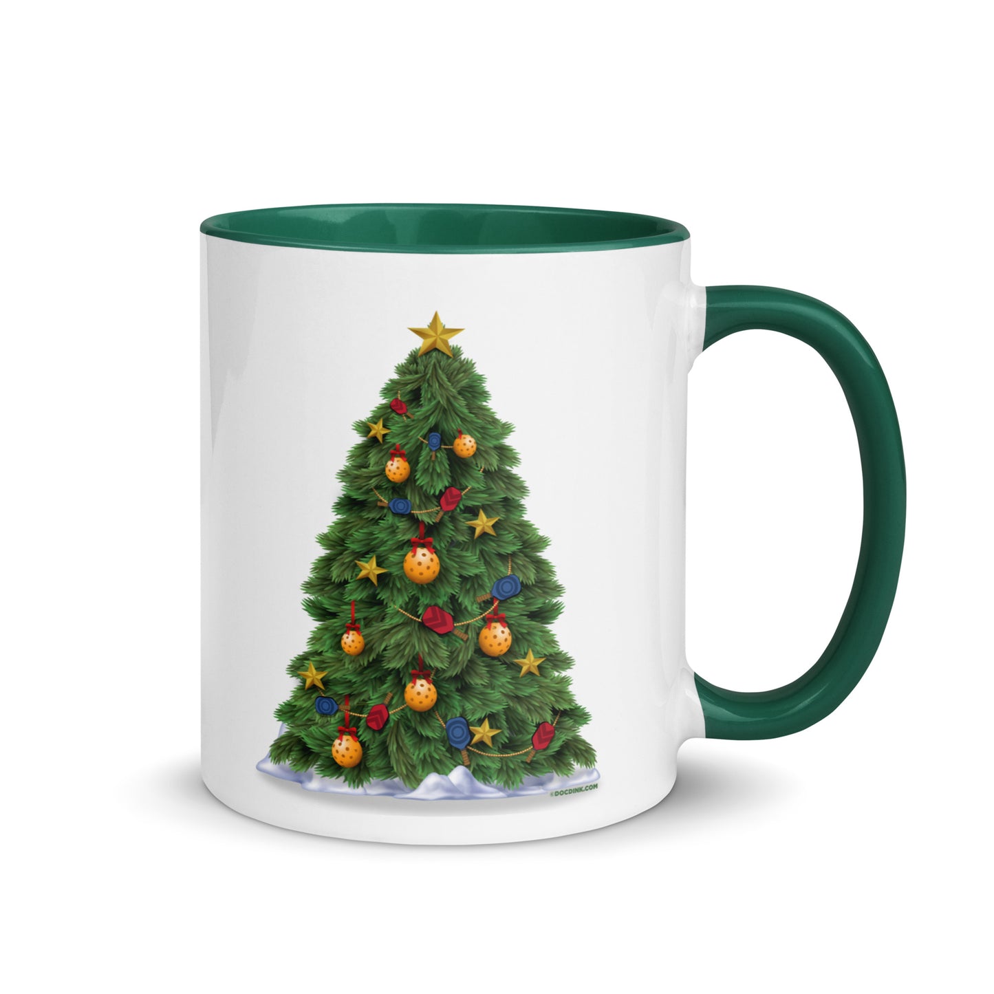 Pickleball Mug - Pickleball Christmas Tree - DocDink.com