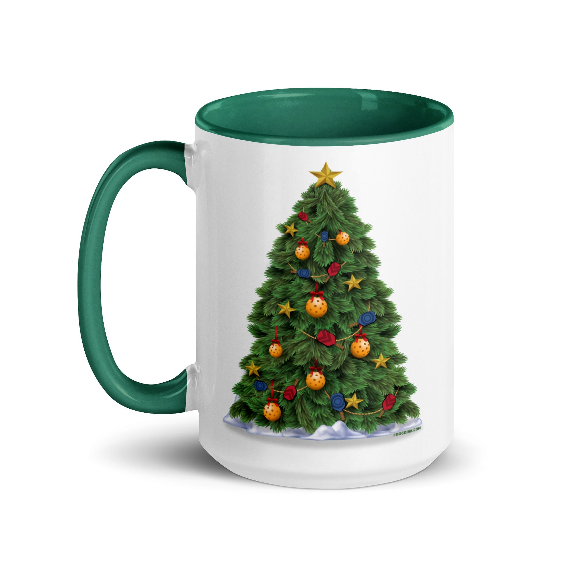 Pickleball Mug - Pickleball Christmas Tree - DocDink.com