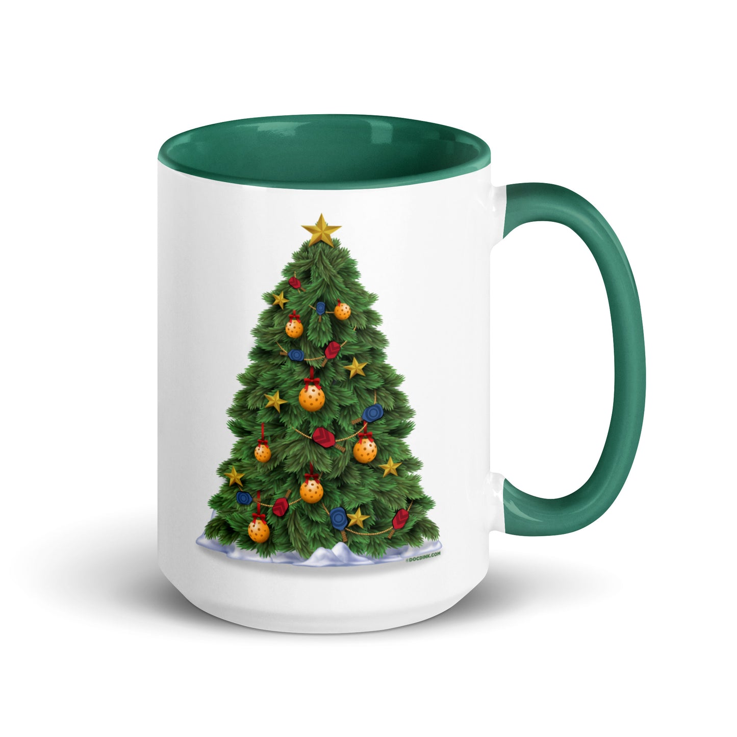 Pickleball Mug - Pickleball Christmas Tree - DocDink.com