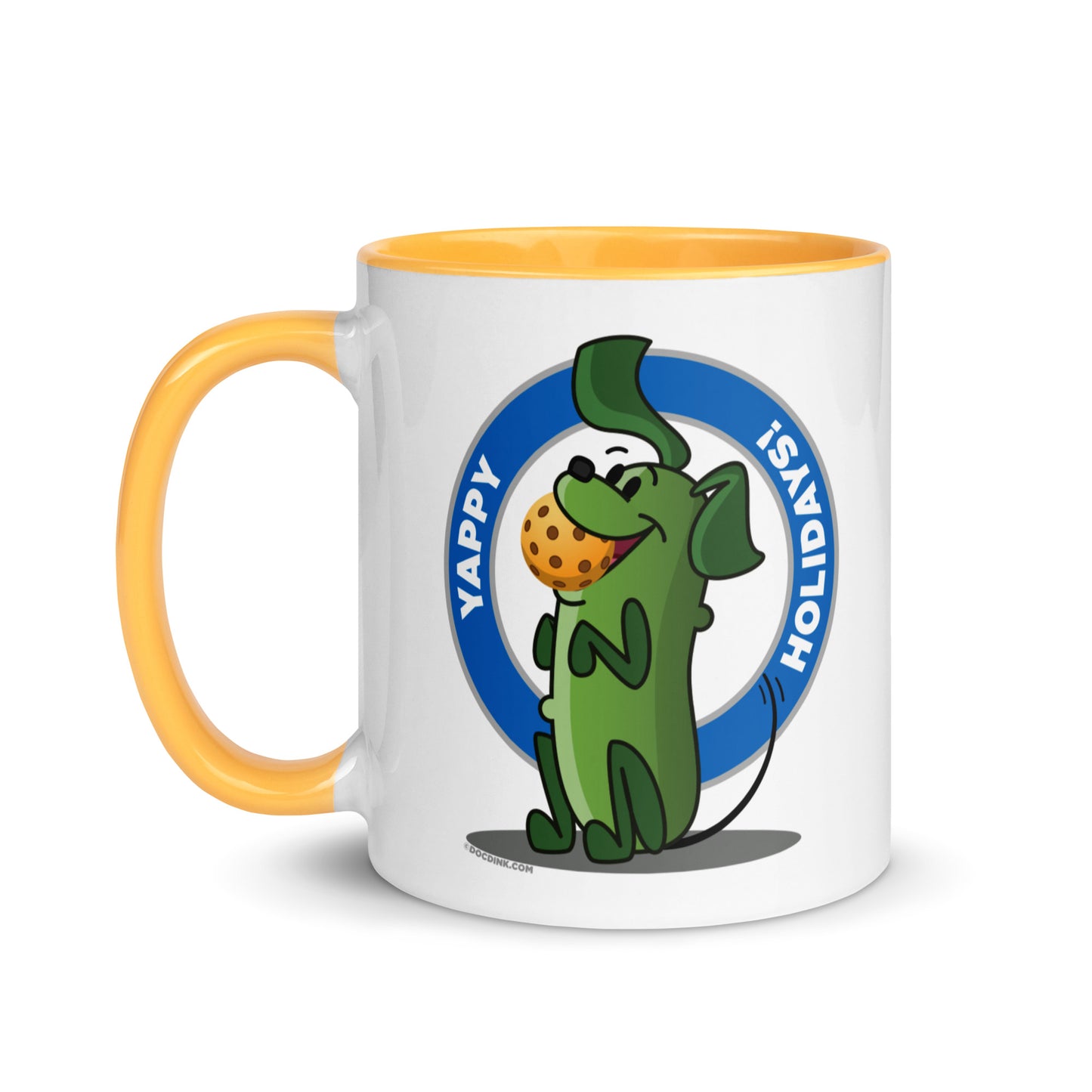 Pickleball Mug - Pickles "Yappy Holidays" - DocDink.com