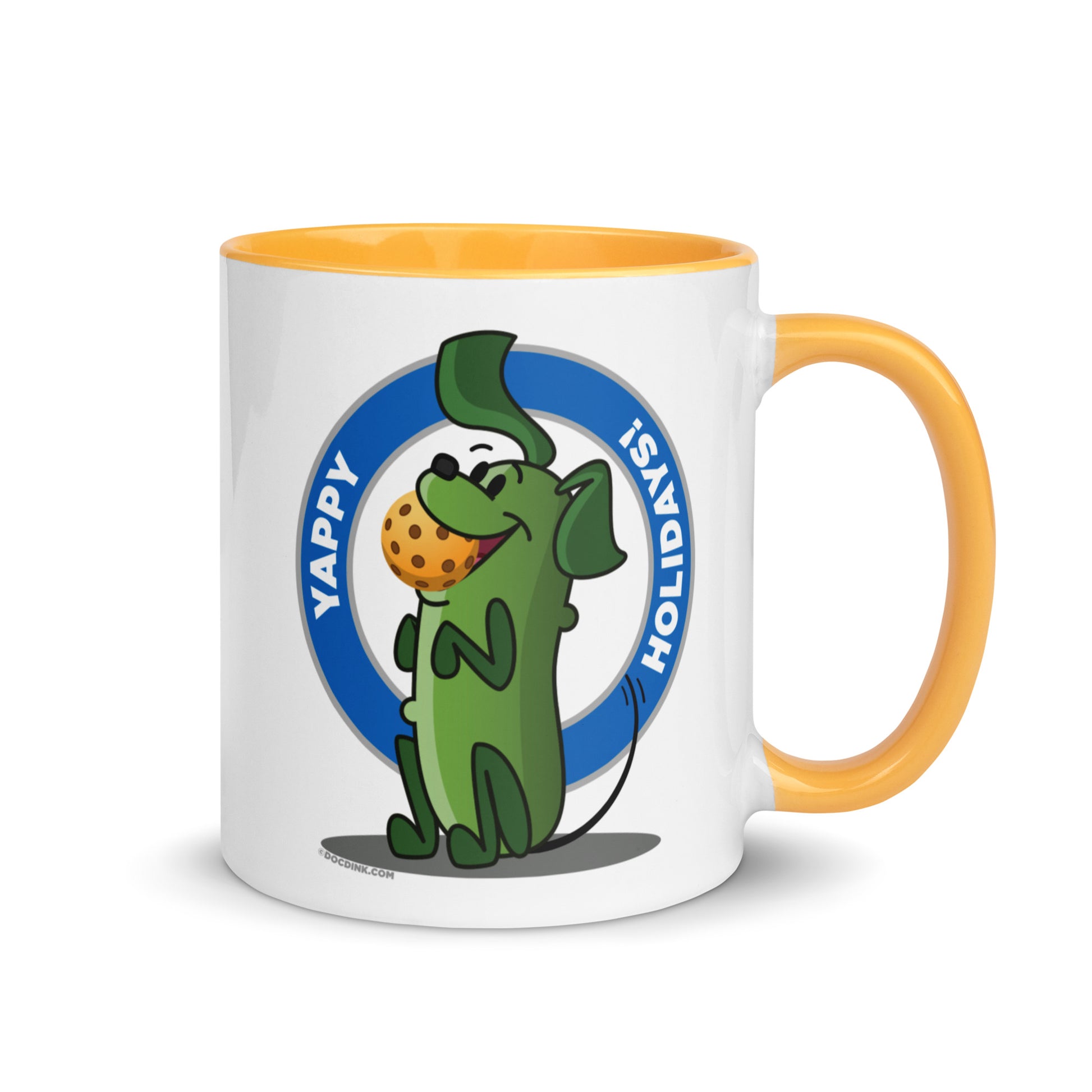 Pickleball Mug - Pickles "Yappy Holidays" - DocDink.com