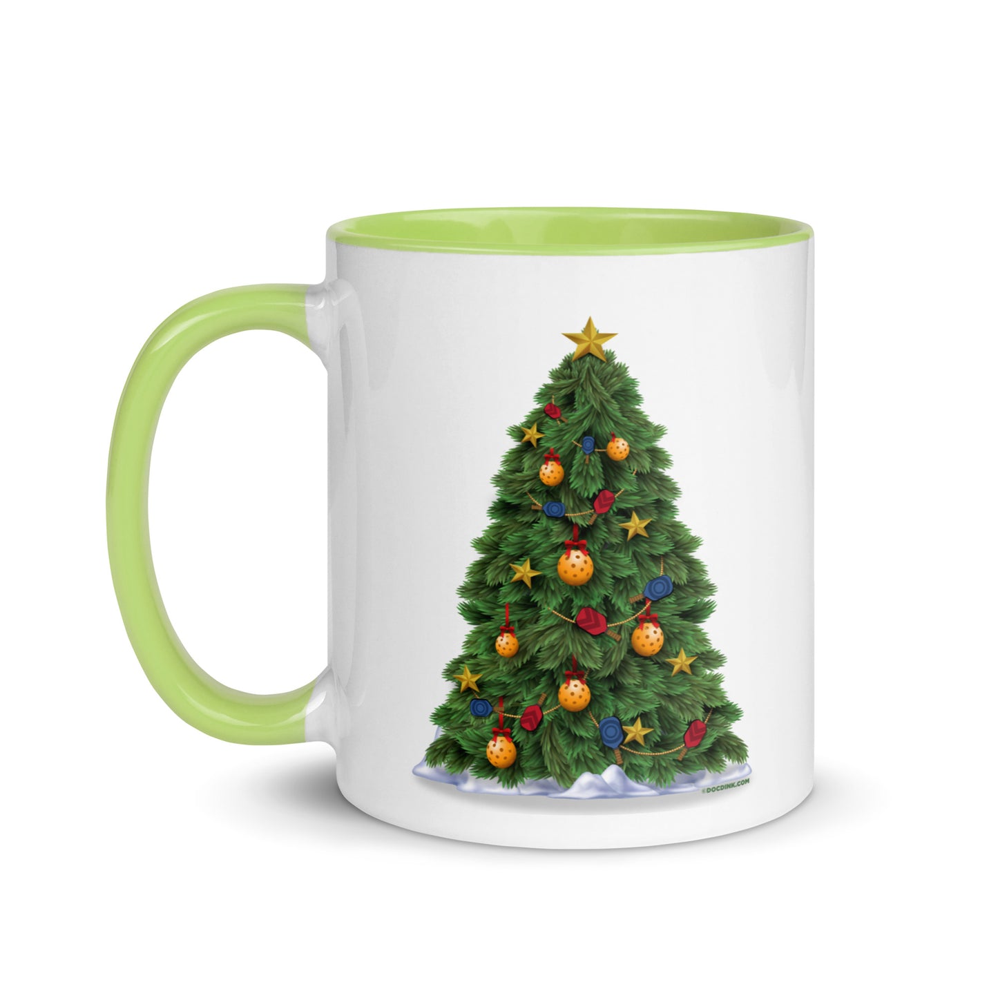 Pickleball Mug - Pickleball Christmas Tree - DocDink.com