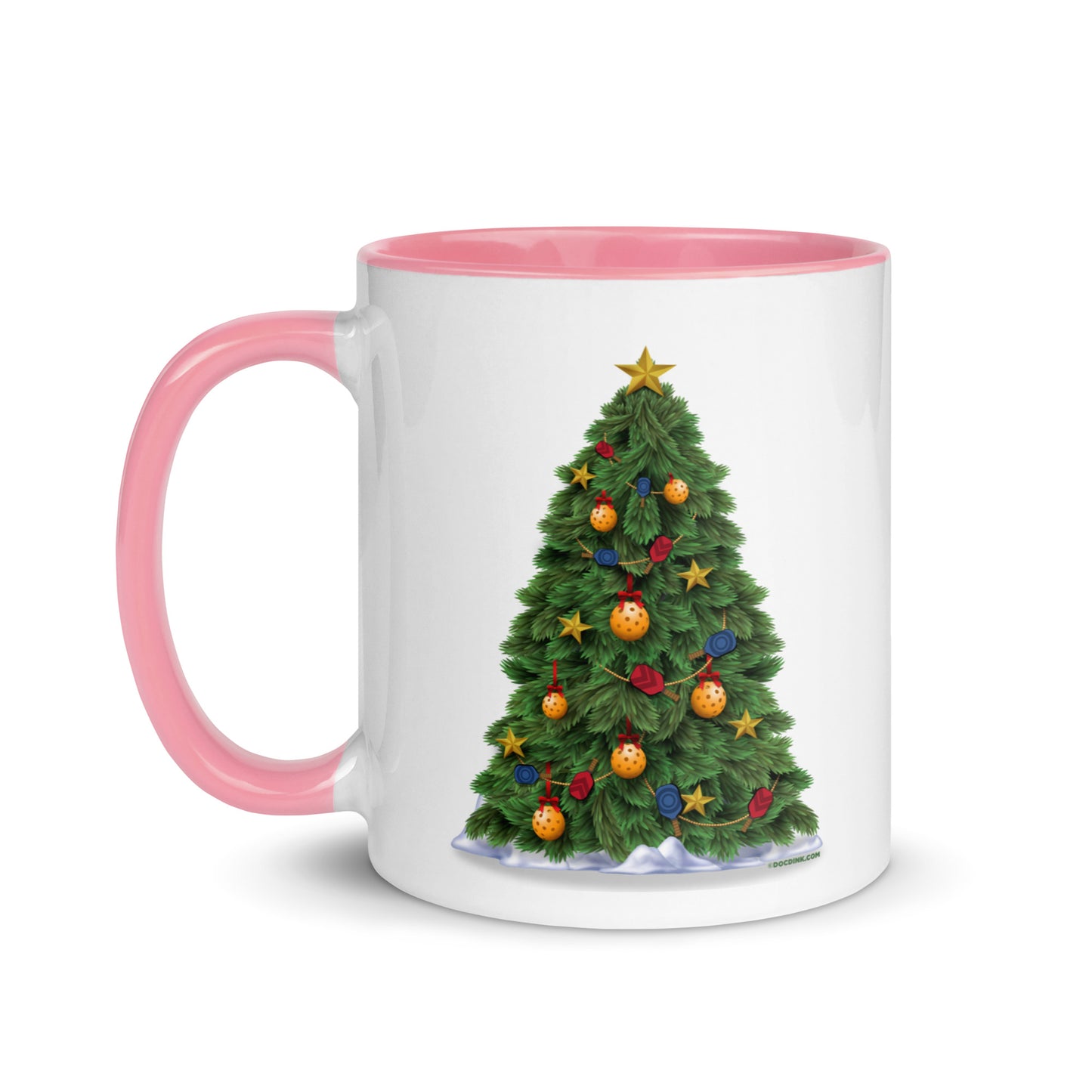 Pickleball Mug - Pickleball Christmas Tree - DocDink.com