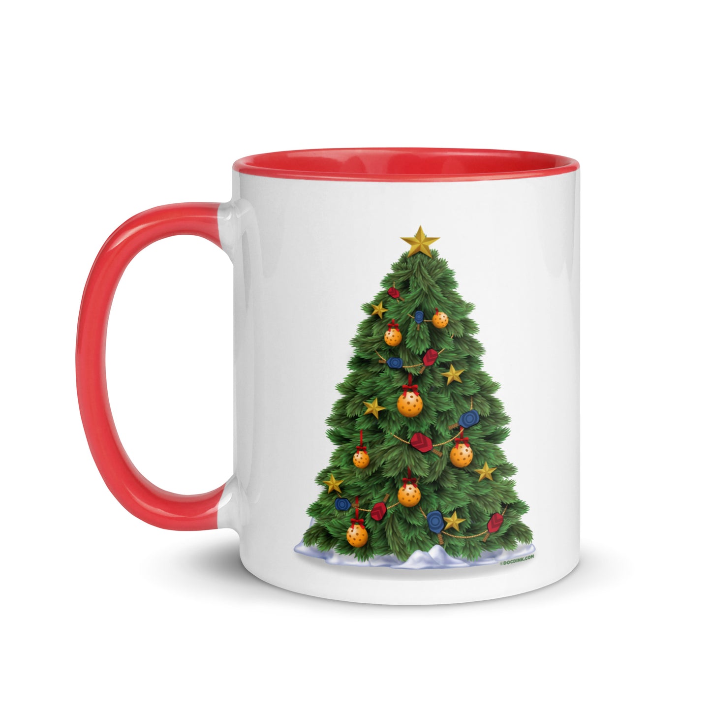 Pickleball Mug - Pickleball Christmas Tree - DocDink.com