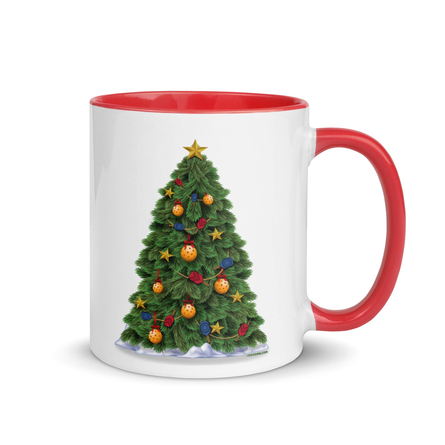 Pickleball Mug - Pickleball Christmas Tree - DocDink.com