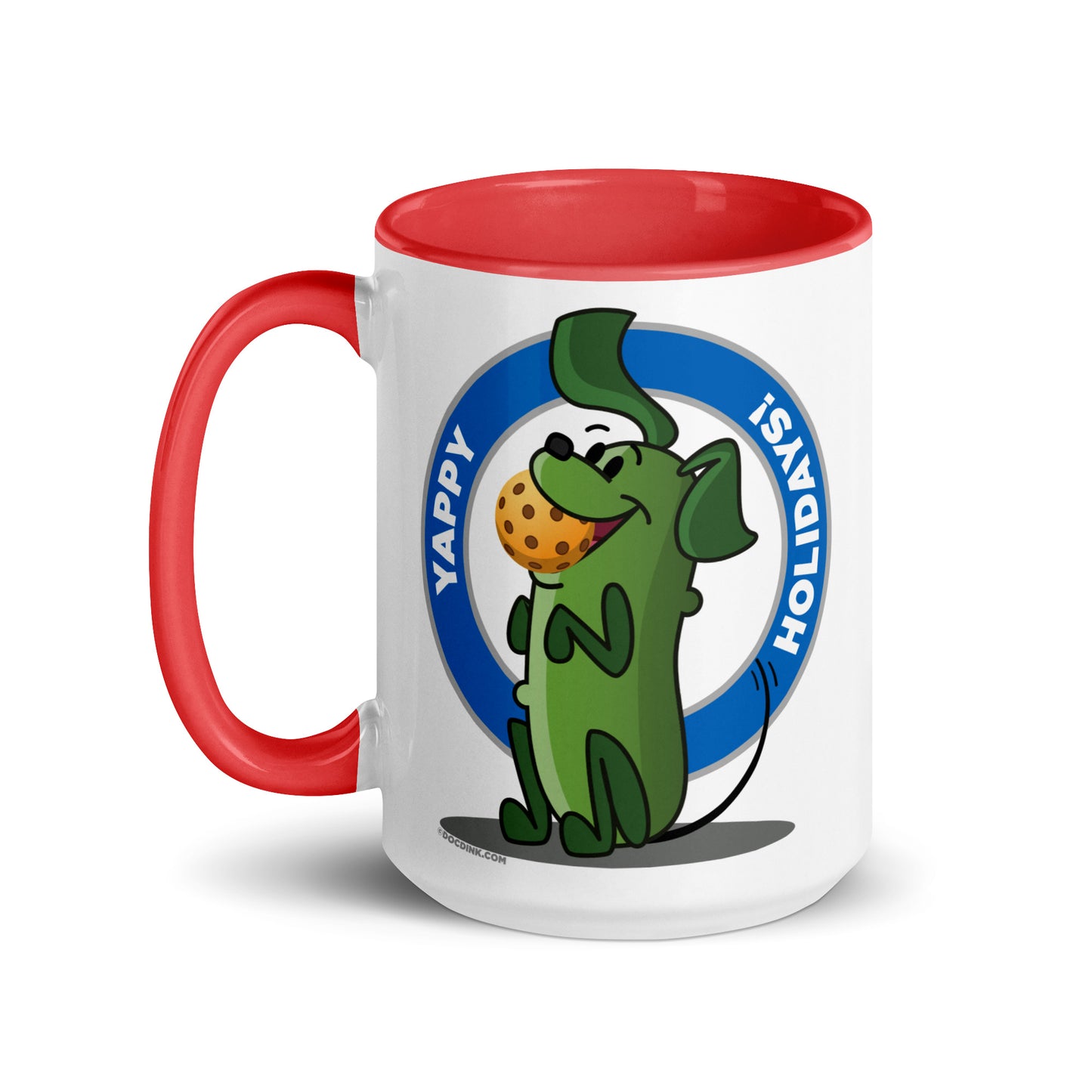 Pickleball Mug - Pickles "Yappy Holidays" - DocDink.com