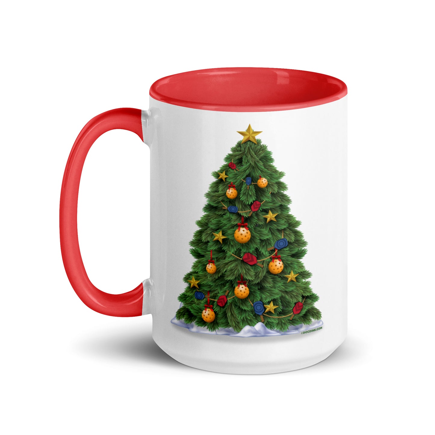 Pickleball Mug - Pickleball Christmas Tree - DocDink.com