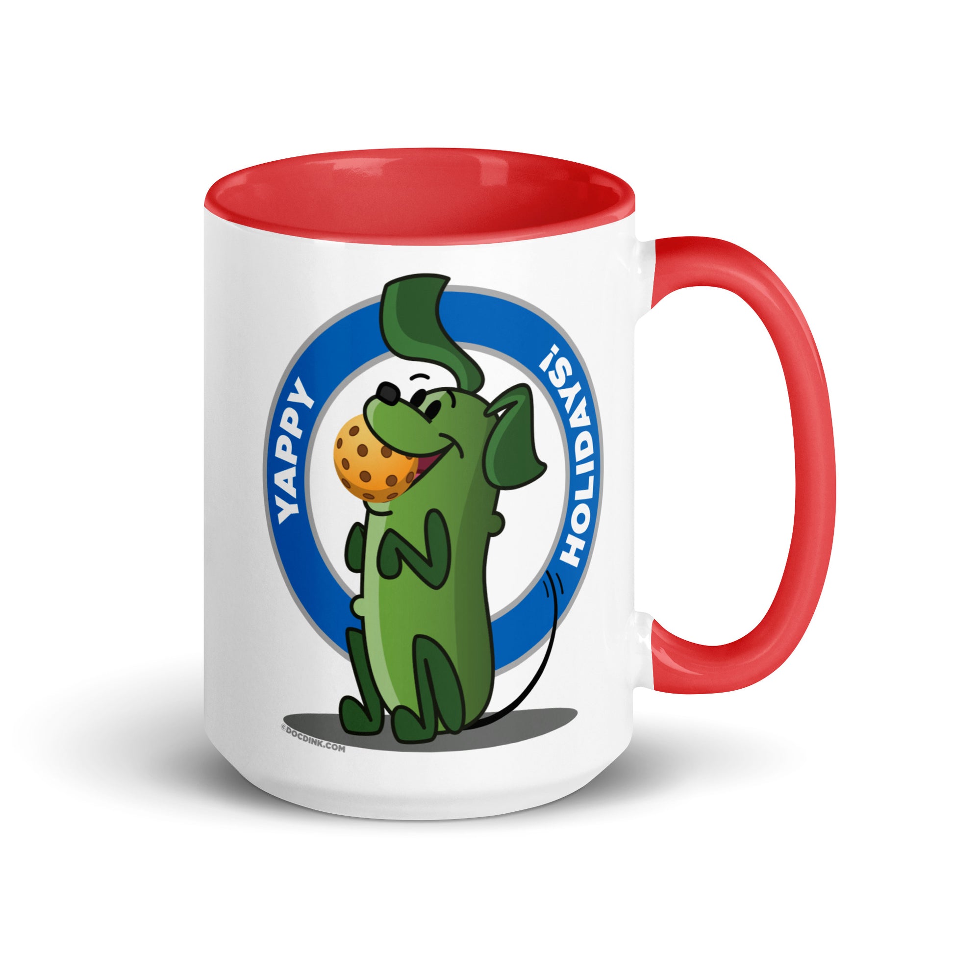 Pickleball Mug - Pickles "Yappy Holidays" - DocDink.com