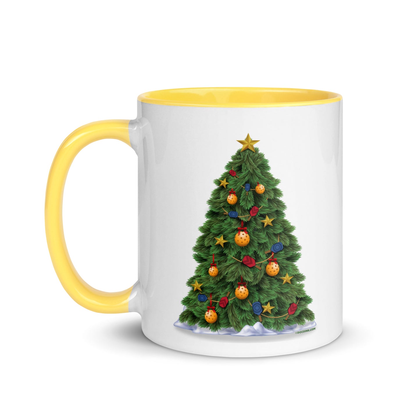 Pickleball Mug - Pickleball Christmas Tree - DocDink.com