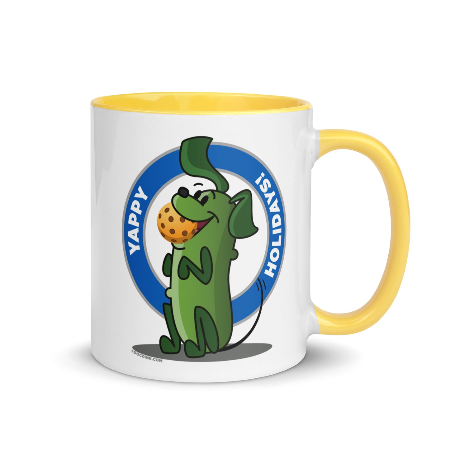 Pickleball Mug - Pickles "Yappy Holidays" - DocDink.com