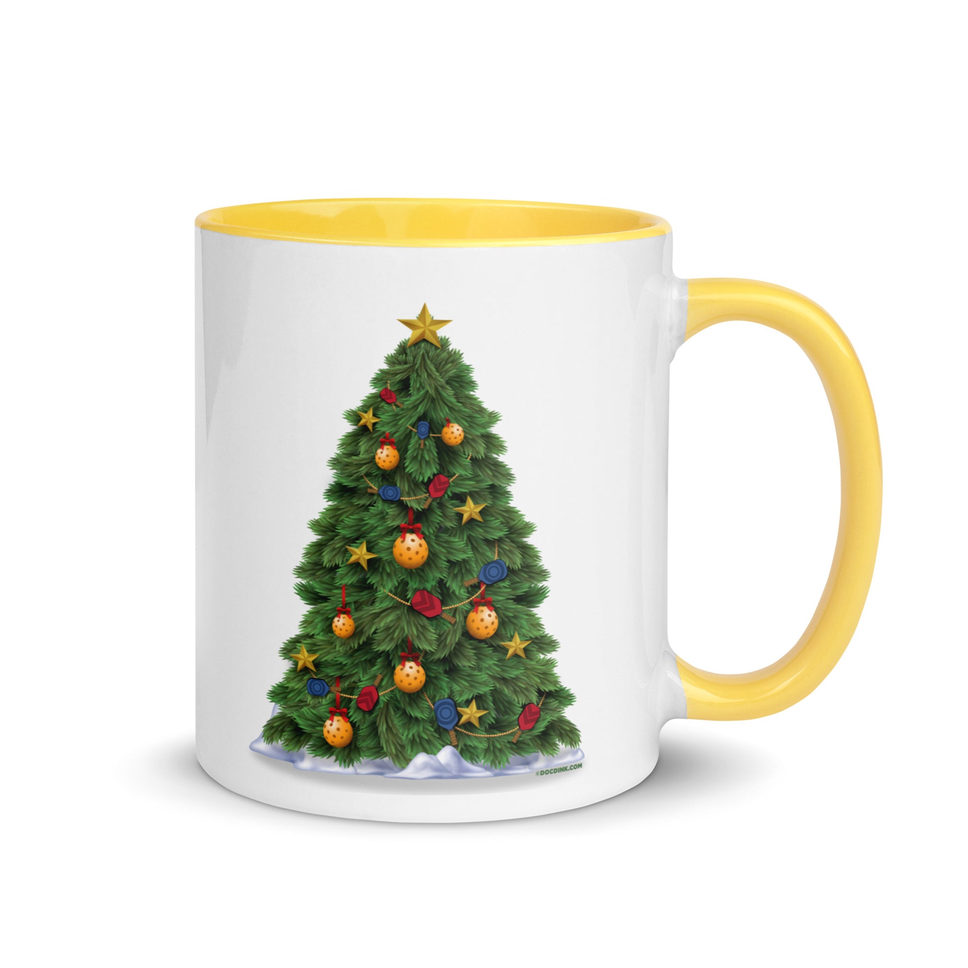 Pickleball Mug - Pickleball Christmas Tree - DocDink.com