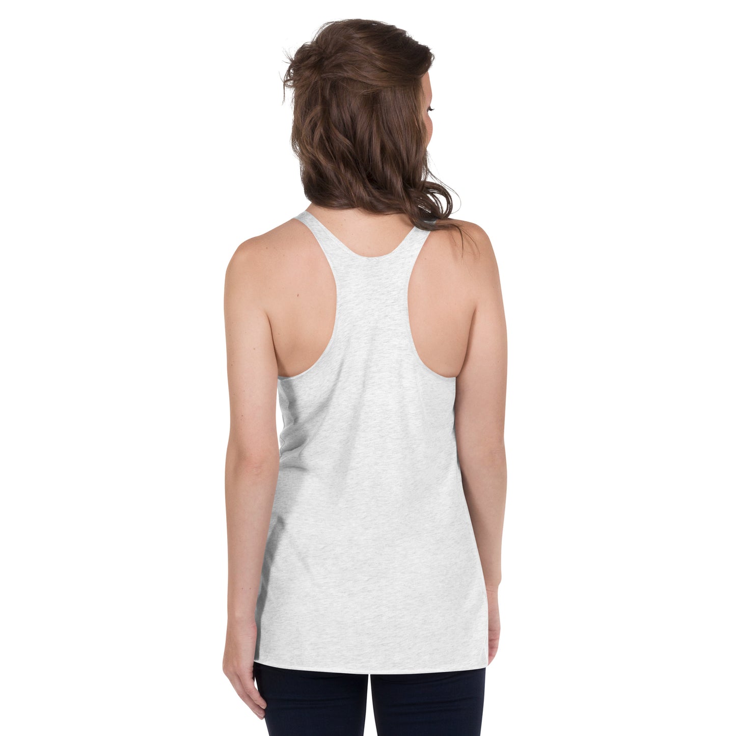 Women's Racerback Pickleball Tank Top - Resting Pickleball - "Moment of Peace" - DocDink.com