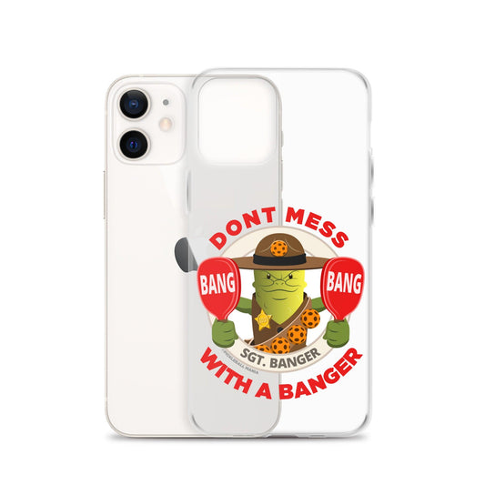 Pickleball iPhone® Case - "Don't Mess with a Banger" - DocDink.com