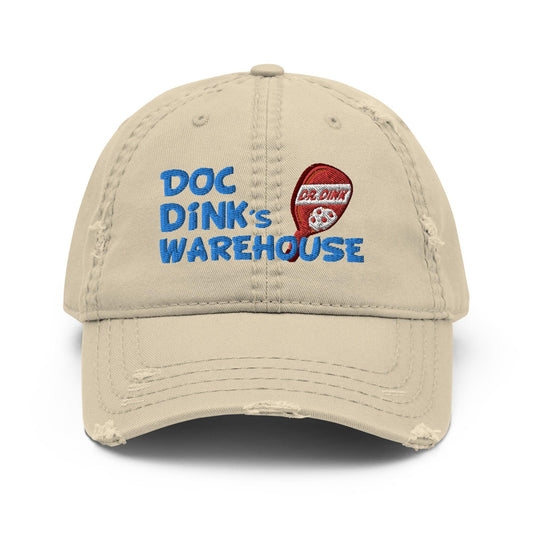 Distressed Dad Hat - Doc Dink's Warehouse - KHAKI - DocDink.com