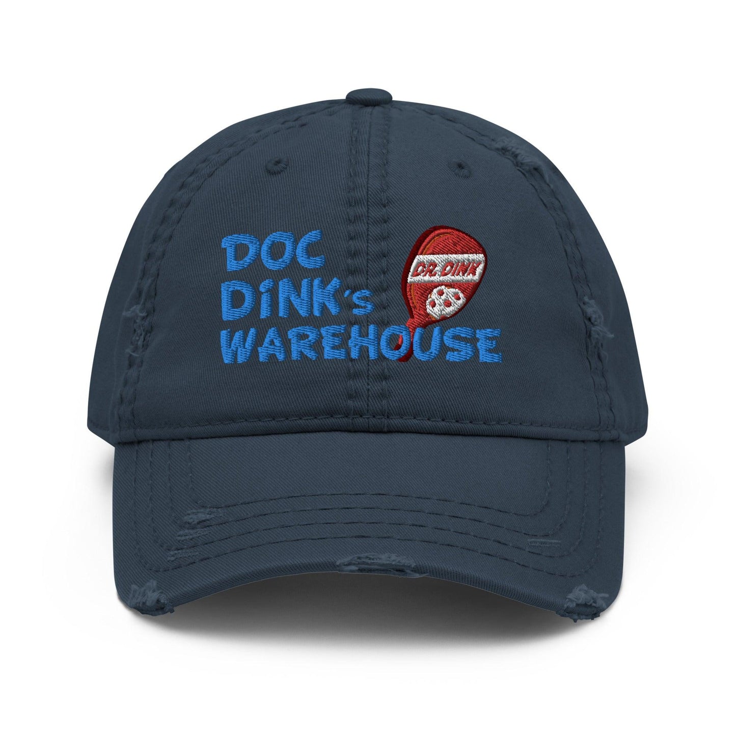 Distressed Dad Hat - Doc Dink's Warehouse - NAVY - DocDink.com