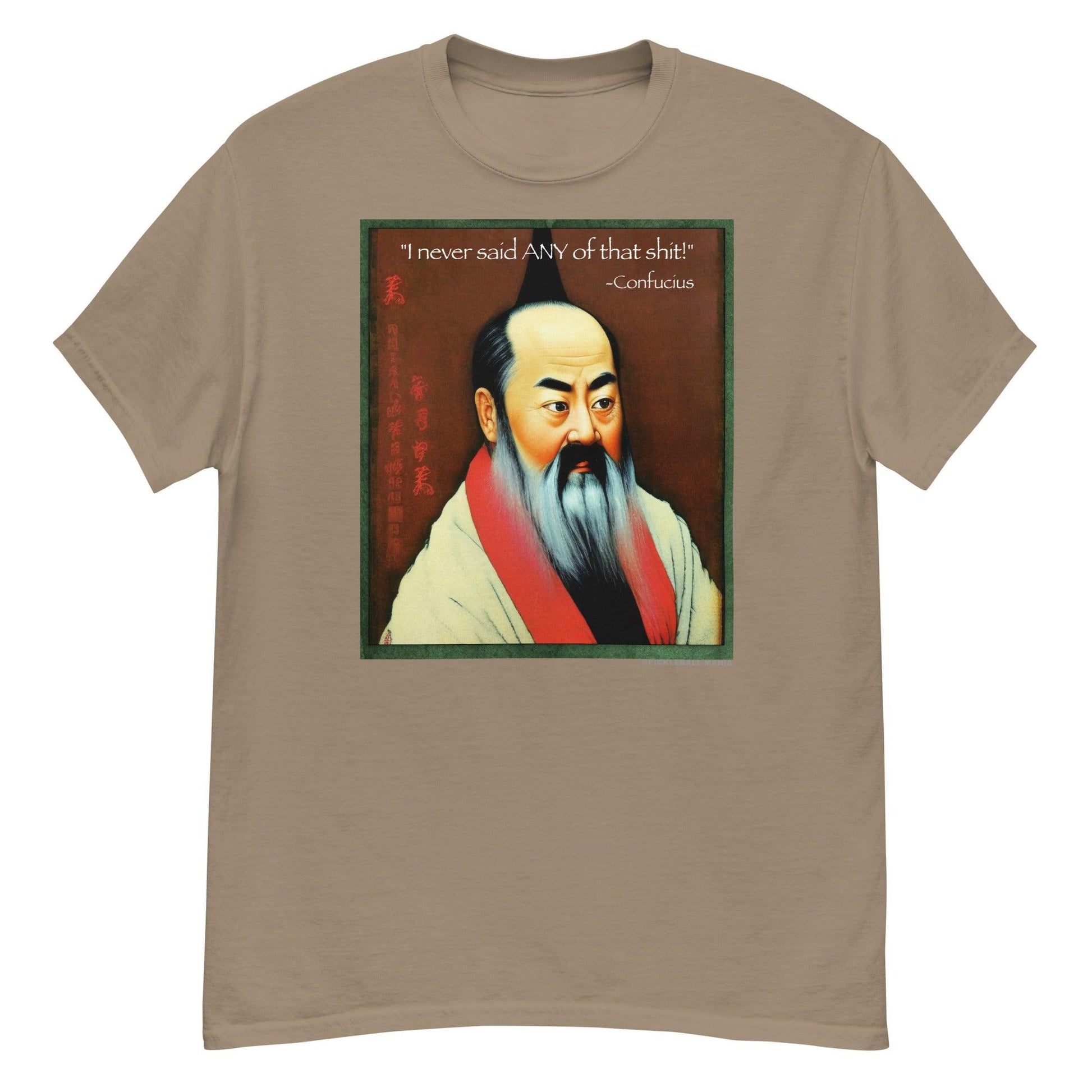 100% Cotton T-Shirt - Confucius says - DocDink.com