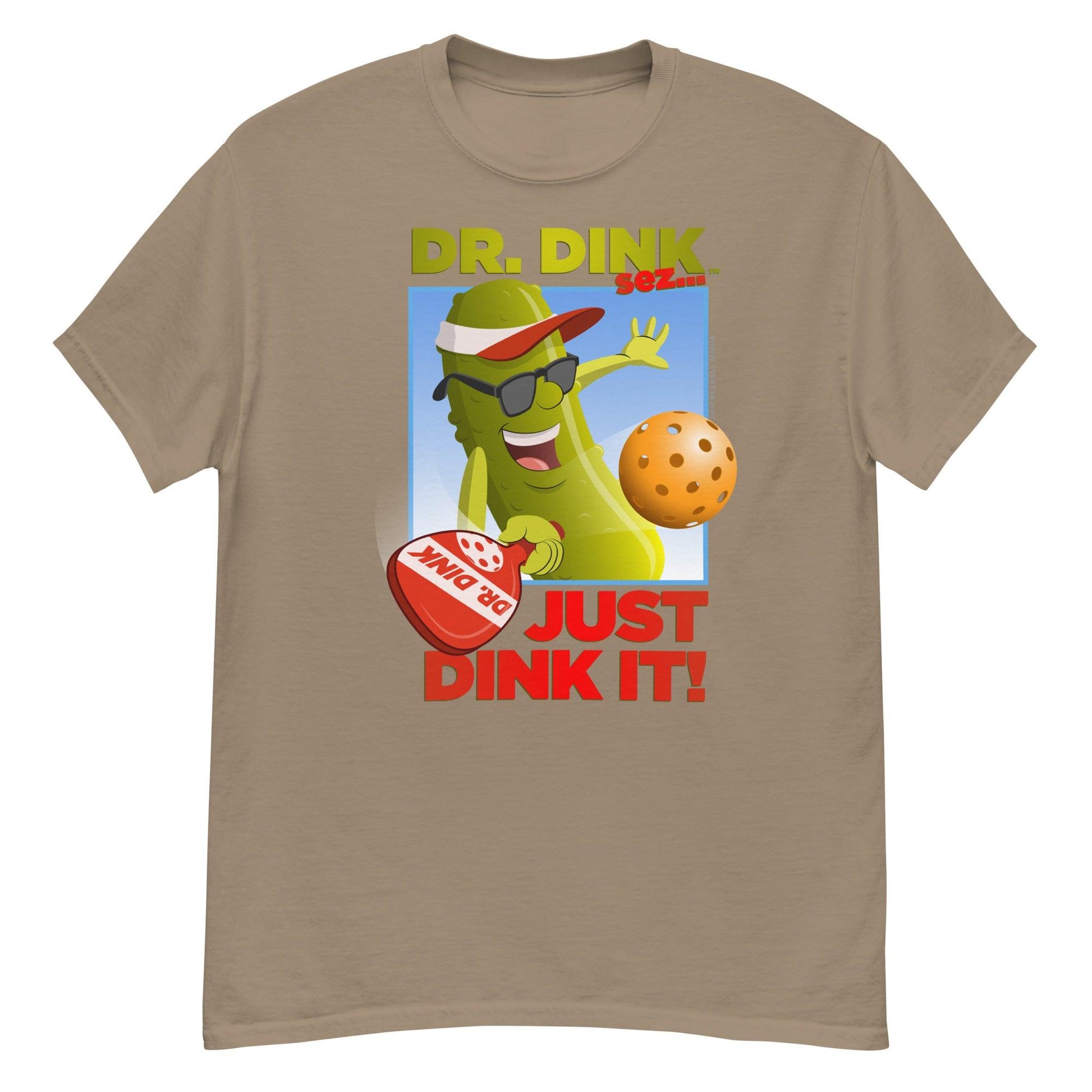 100% Cotton Pickleball T-Shirt - "Just Dink It!" - DocDink.com