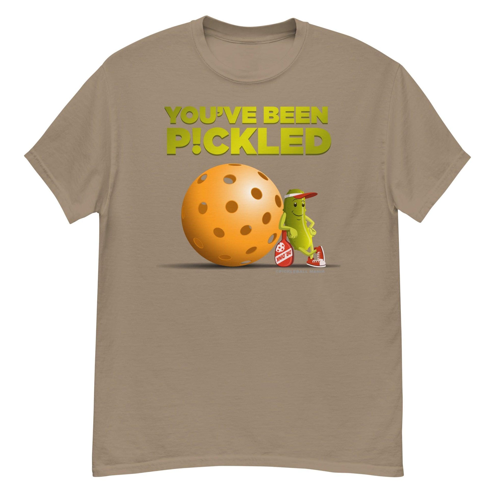 100% Cotton Pickleball T-Shirt - "You've been Pickled!" - DocDink.com