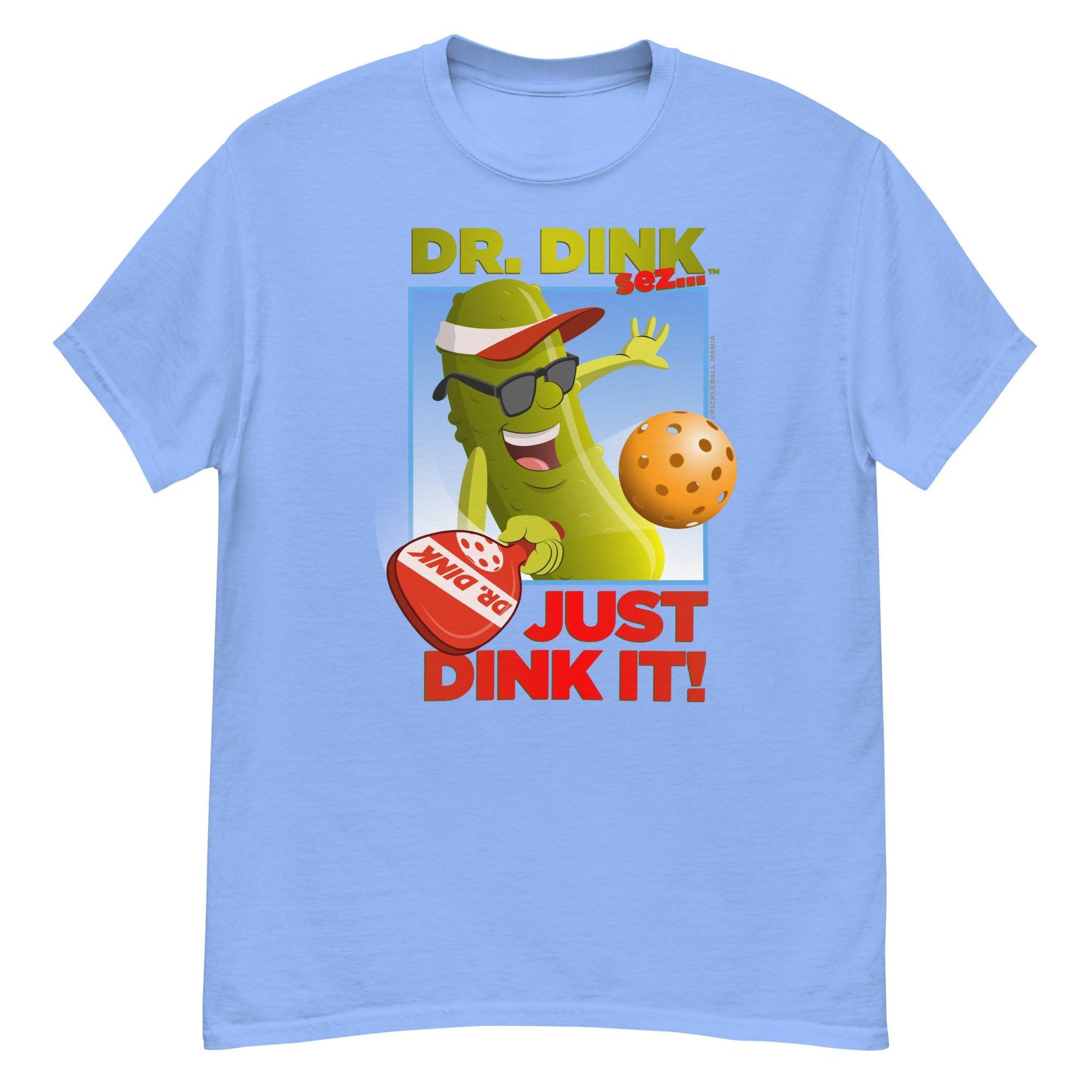 100% Cotton Pickleball T-Shirt - "Just Dink It!" - DocDink.com