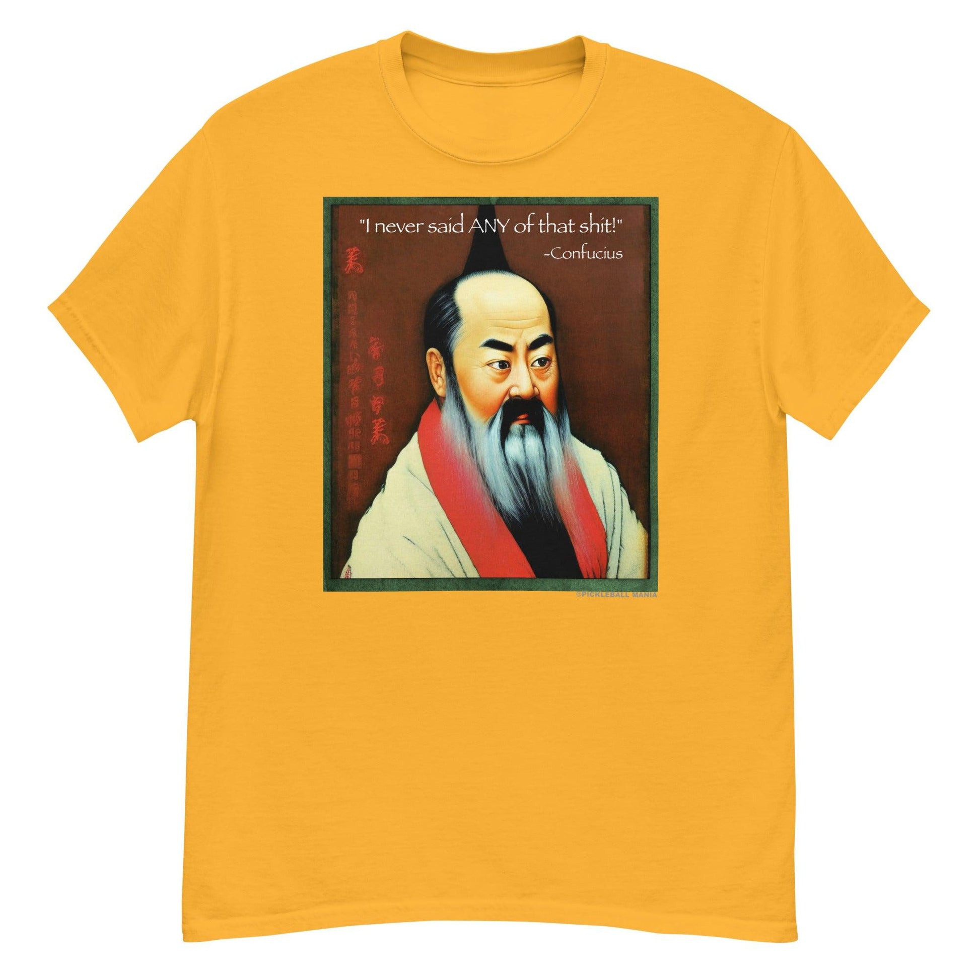 100% Cotton T-Shirt - Confucius says - DocDink.com