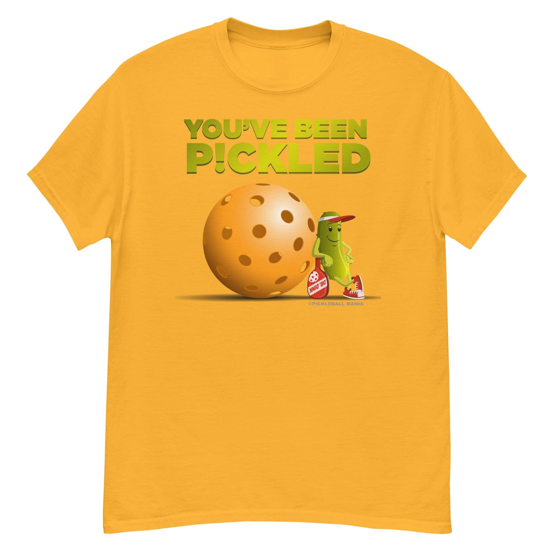 100% Cotton Pickleball T-Shirt - "You've been Pickled!" - DocDink.com