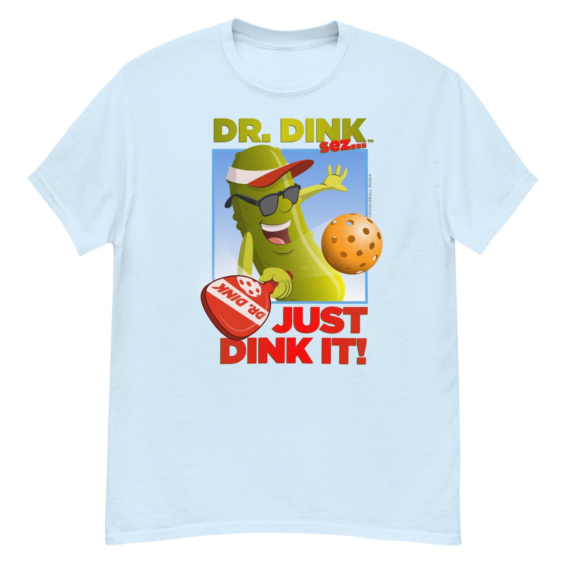 100% Cotton Pickleball T-Shirt - "Just Dink It!" - DocDink.com