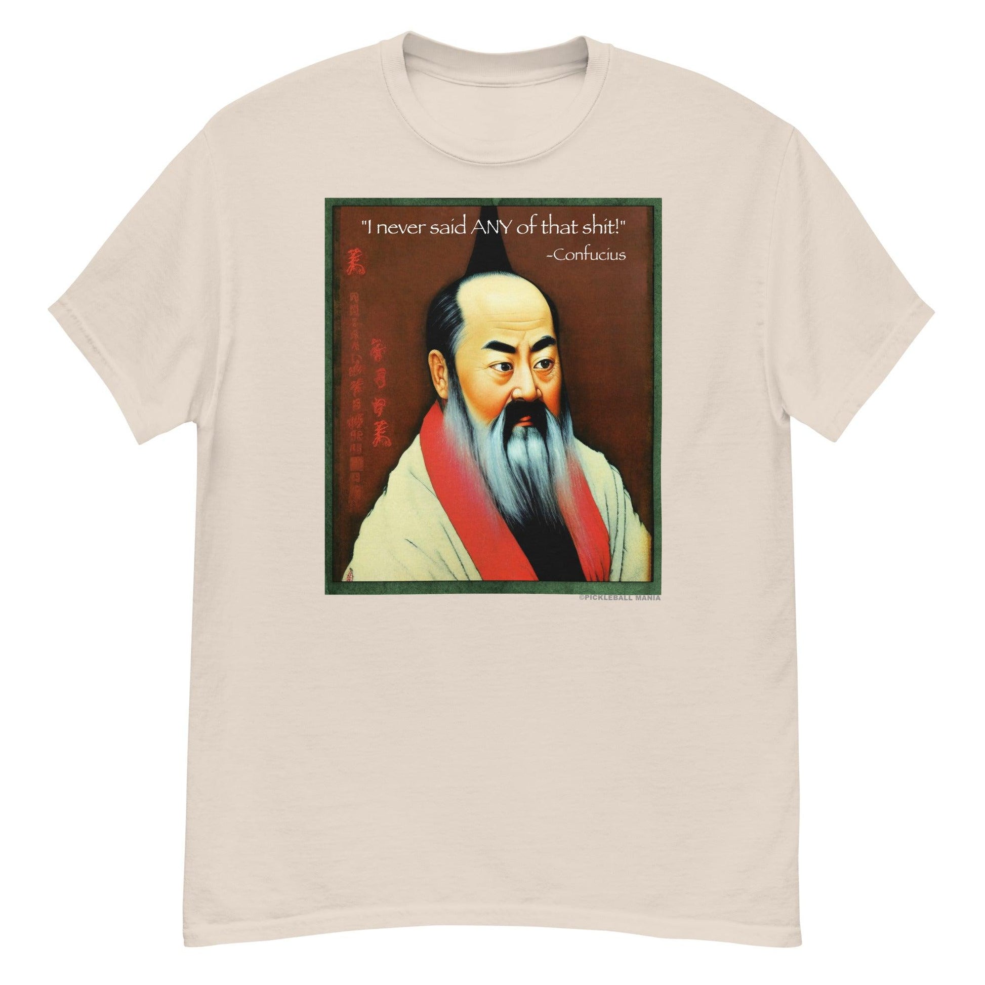 100% Cotton T-Shirt - Confucius says - DocDink.com