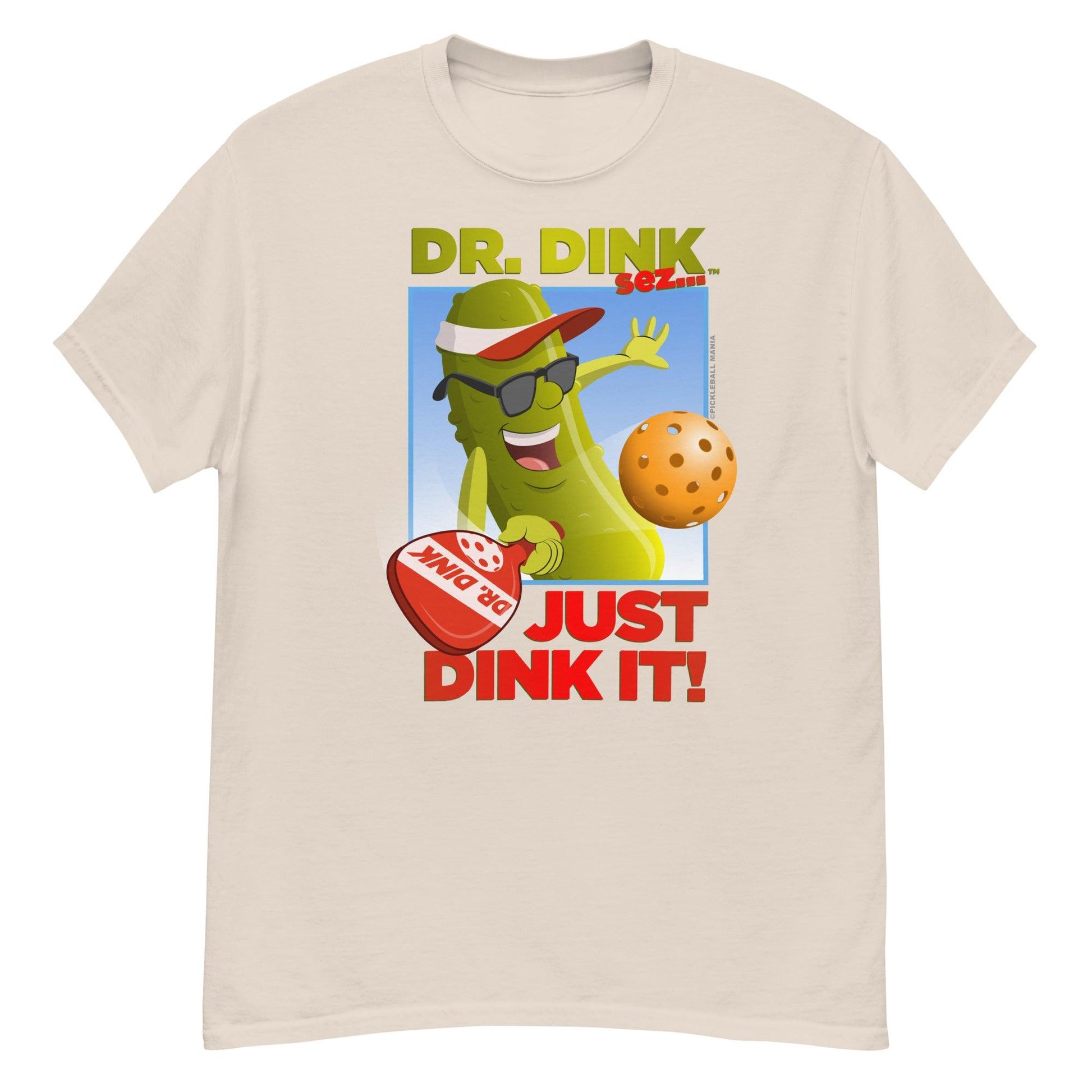 100% Cotton Pickleball T-Shirt - "Just Dink It!" - DocDink.com