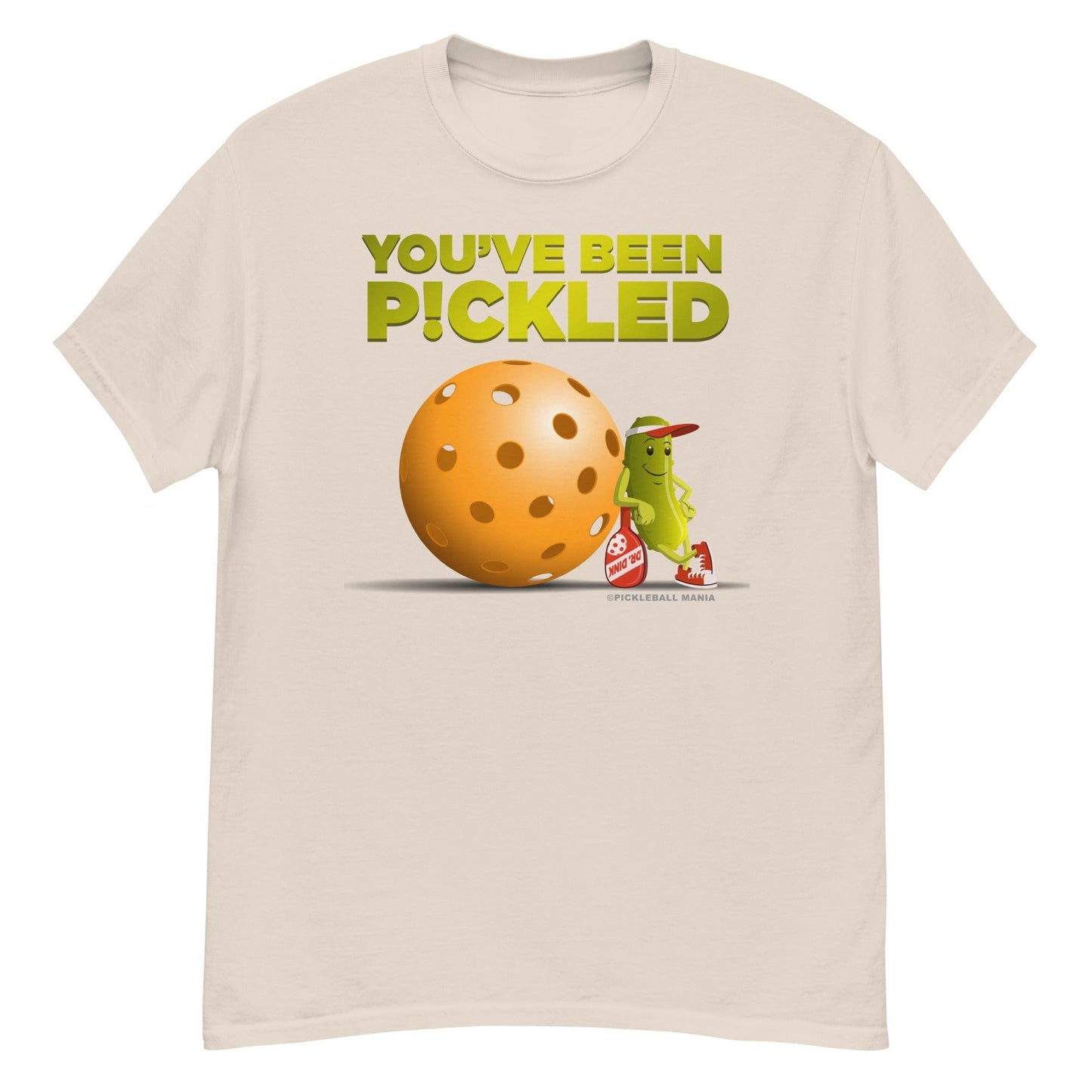 100% Cotton Pickleball T-Shirt - "You've been Pickled!" - DocDink.com