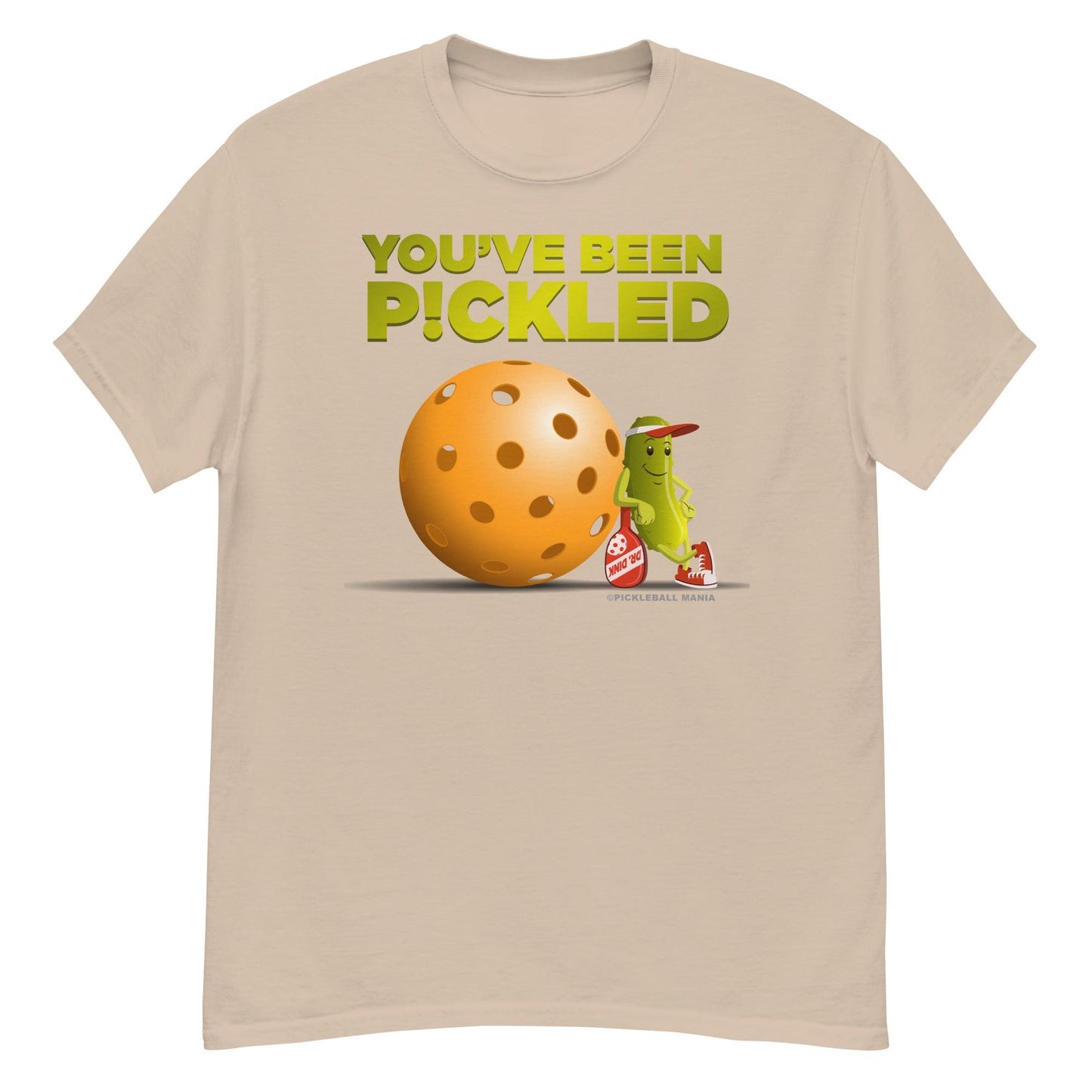 100% Cotton Pickleball T-Shirt - "You've been Pickled!" - DocDink.com