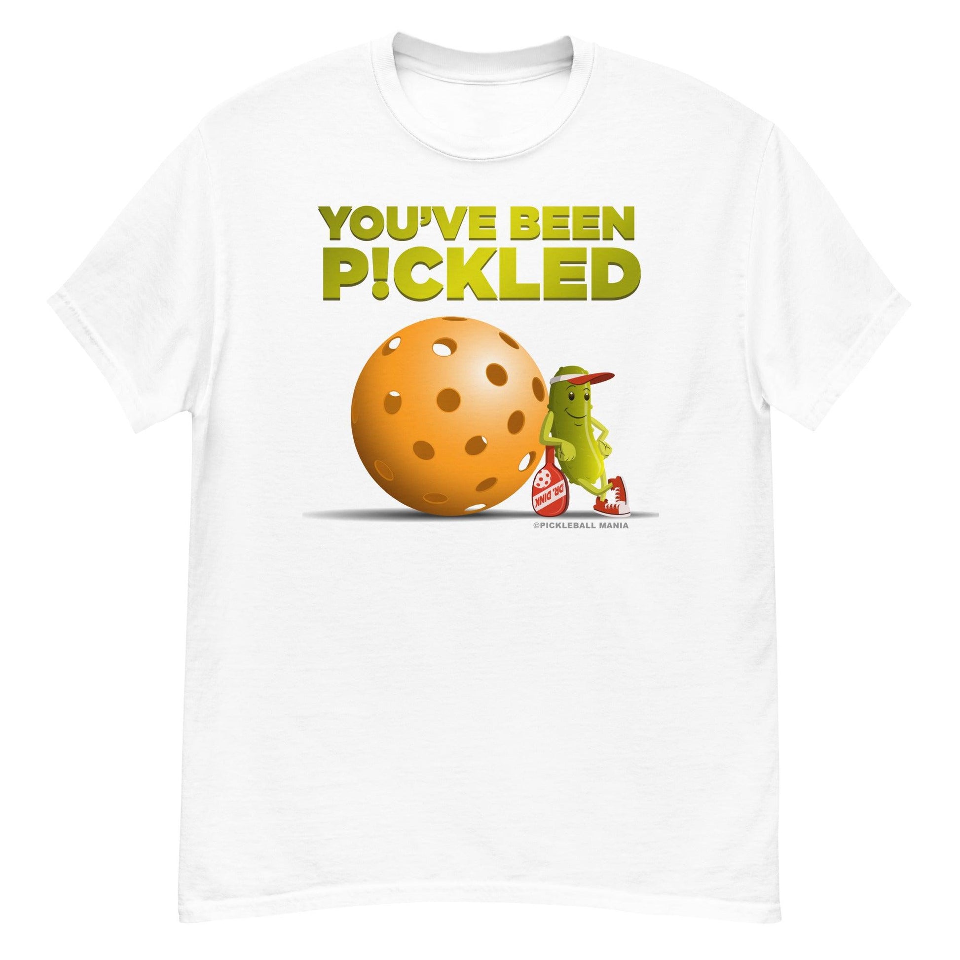 100% Cotton Pickleball T-Shirt - "You've been Pickled!" - DocDink.com