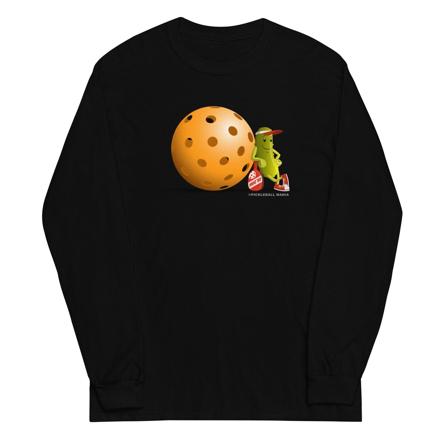 100% Cotton Long Sleeve Pickleball T-Shirt - Just Resting - DocDink.com