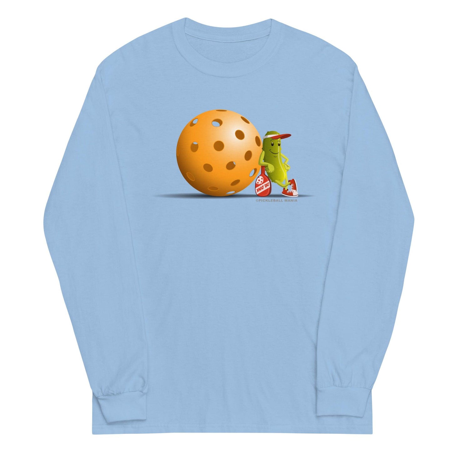 100% Cotton Long Sleeve Pickleball T-Shirt - Just Resting - DocDink.com