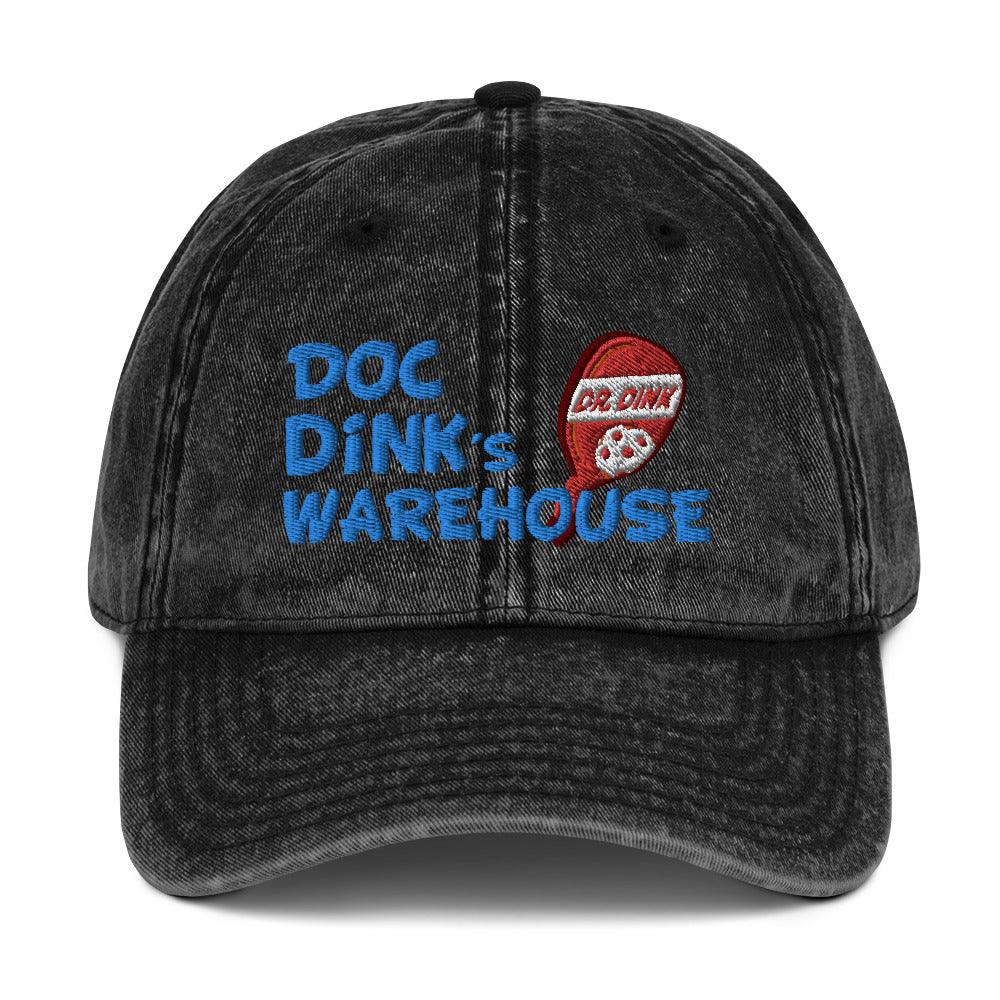 Vintage Denim Hat - Doc Dink's Warehouse - BLACK - DocDink.com