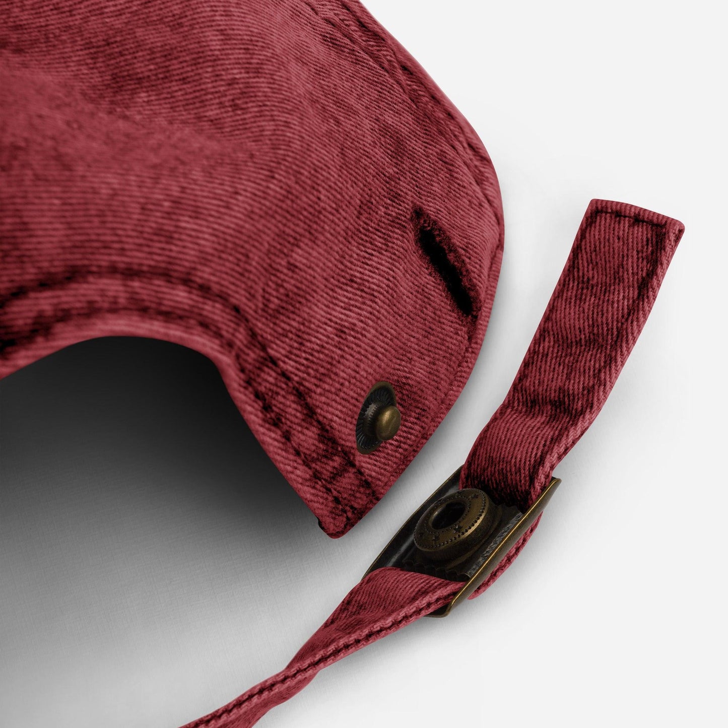 Vintage Denim Hat - Doc Dink's Warehouse - MAROON - DocDink.com