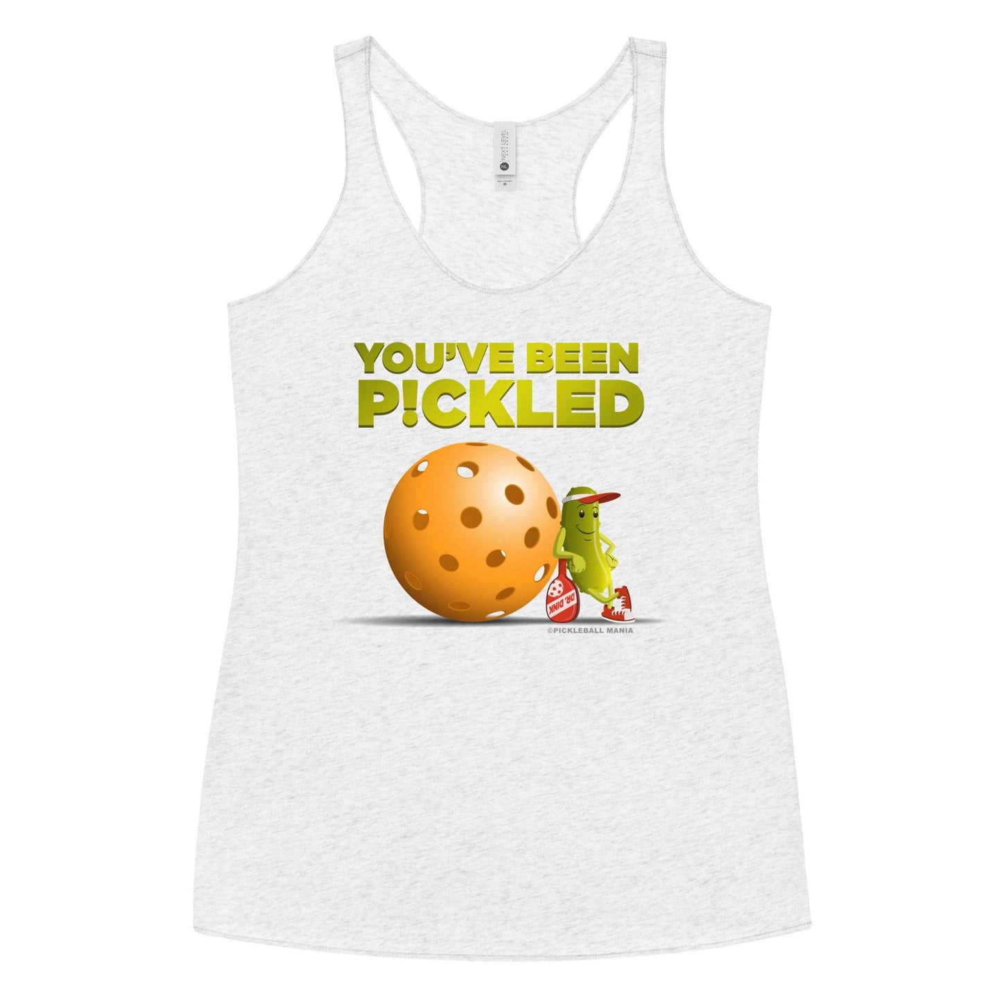 Women's Racerback Pickleball Tank Top - "You've been Pickled!" - DocDink.com