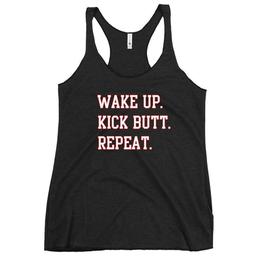 Women's Racerback Tank - "Wake Up!" - DocDink.com