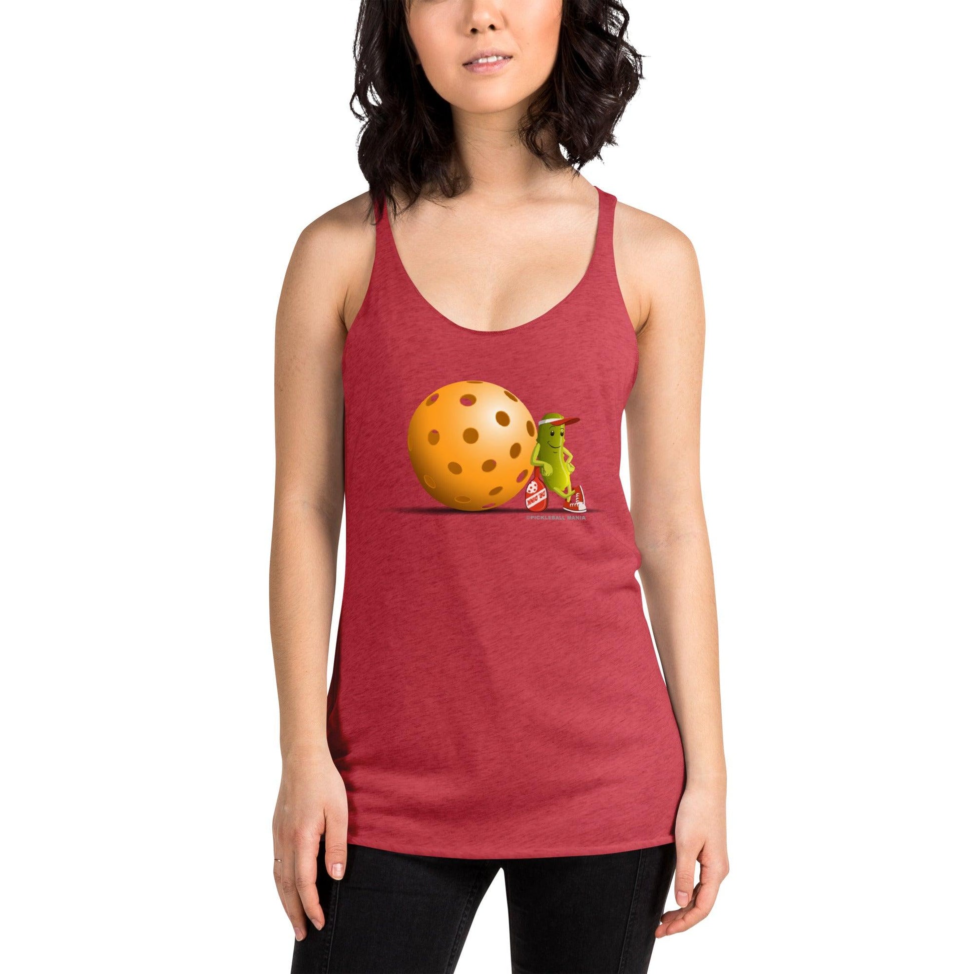 Women's Racerback Pickleball Tank Top - Just Resting - DocDink.com