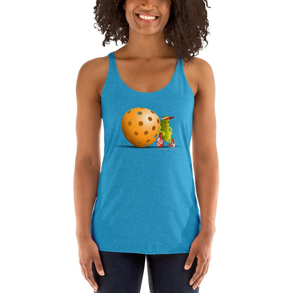 Women's Racerback Pickleball Tank Top - Just Resting - DocDink.com